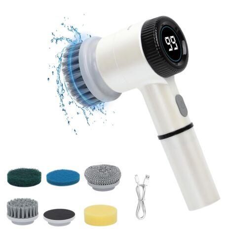 Electric Cleaning Brush, Cordless Scrubber, Bathroom Cleaning Brush, Kitchen Scrubber, Rechargeable Cleaning Brush, Household Cleaning Tool