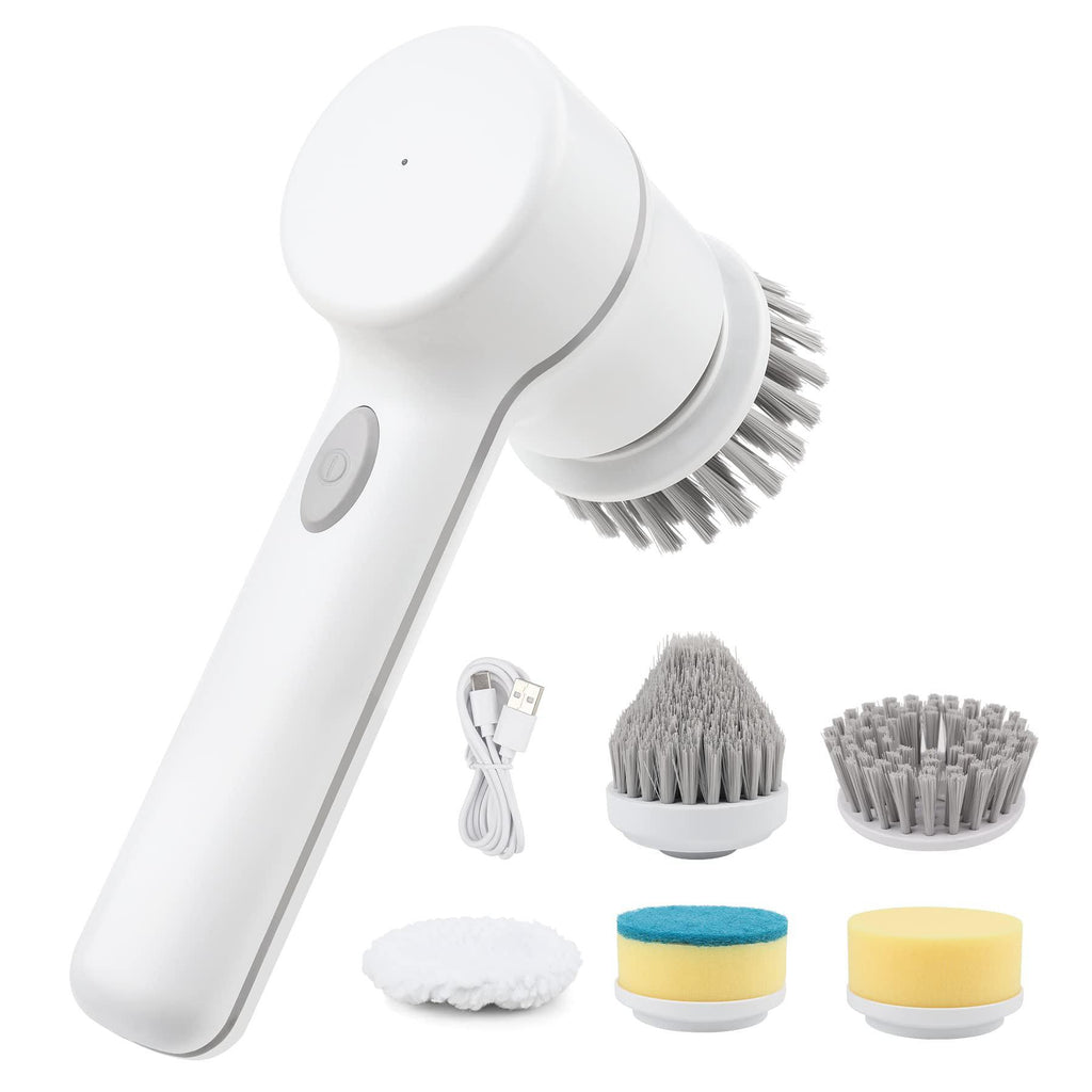 Electric Cleaning Brush, Cordless Scrubber, Bathroom Cleaning Brush, Kitchen Scrubber, Rechargeable Cleaning Brush, Household Cleaning Tool