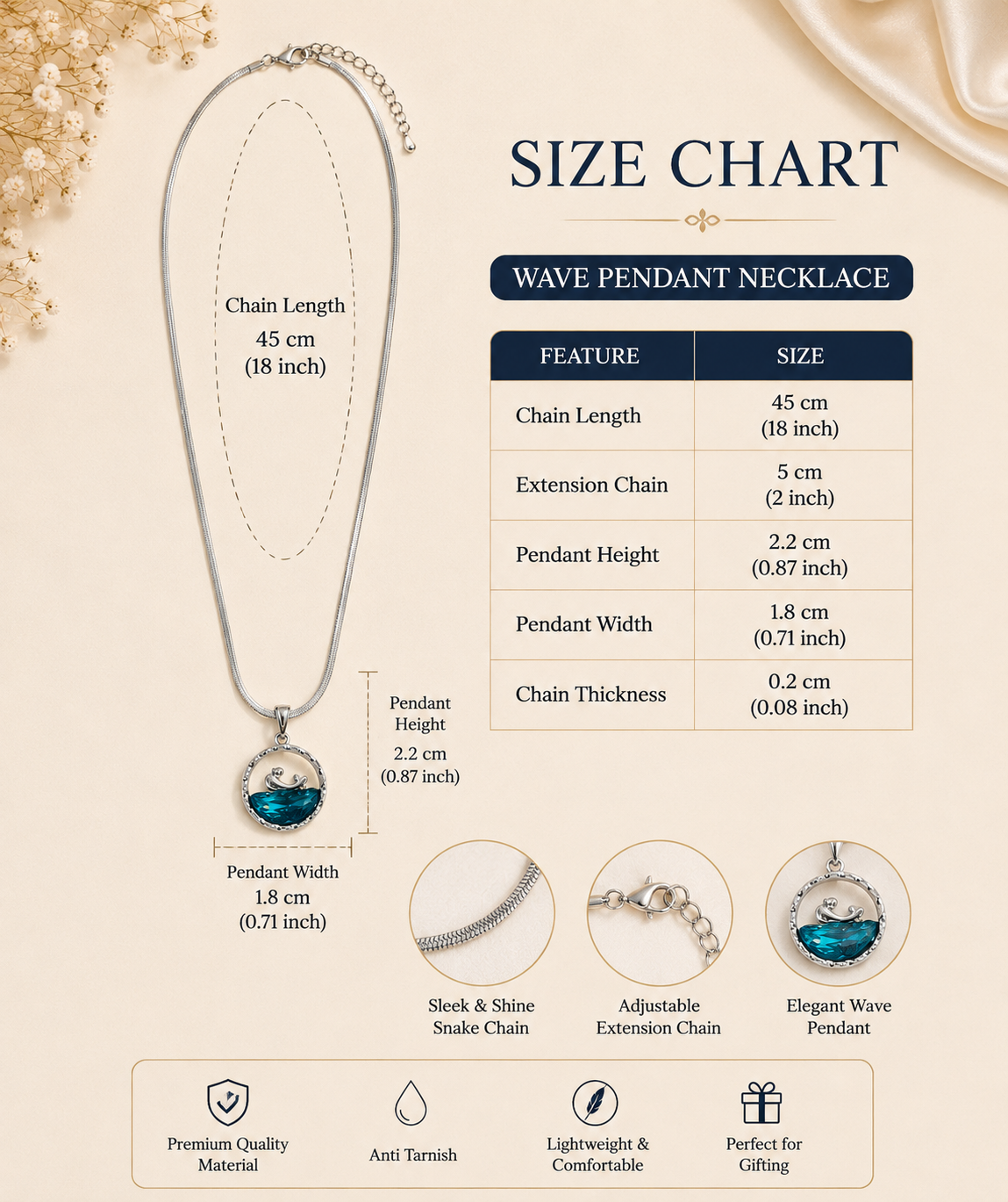Blue Crystal Dolphin Pendant Necklace