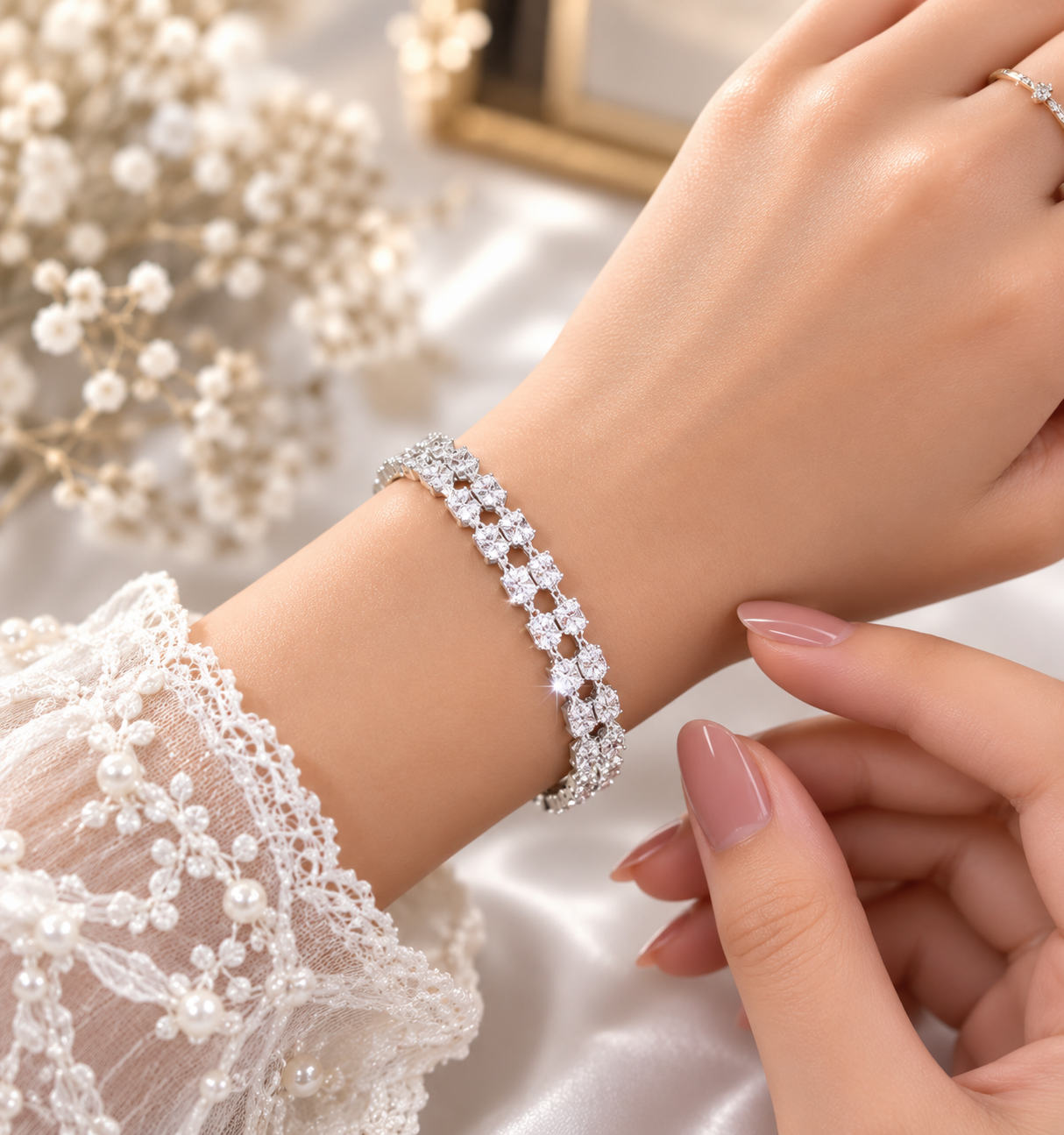 Luxury Crystal Tennis Bracelet for Women